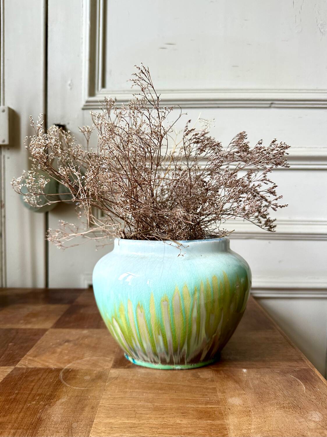 Glazed stoneware vase from the 70s