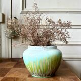 Glazed stoneware vase from the 70s