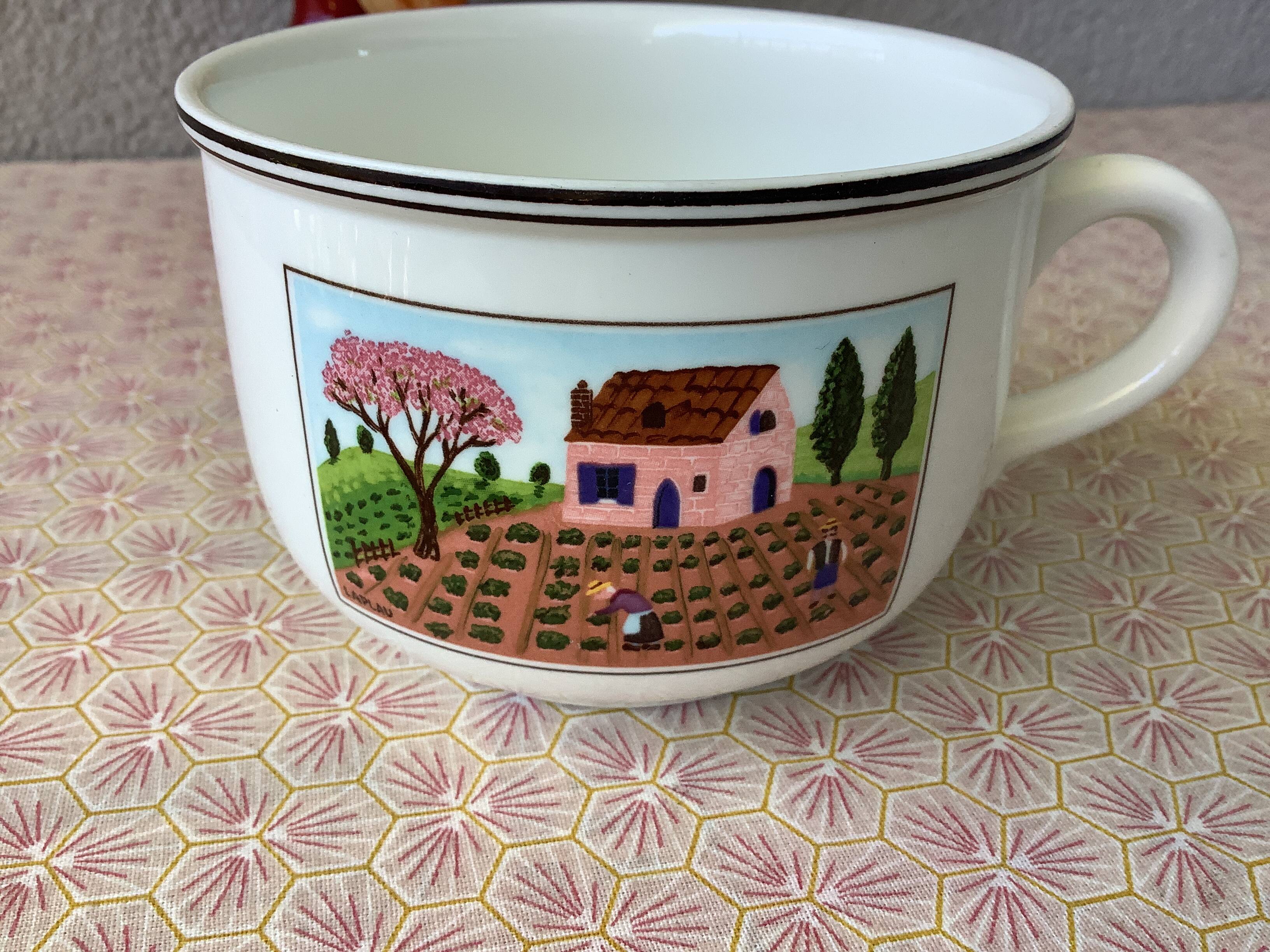 Villeroy & Boch naif design Laplau cup - cappuccino cup