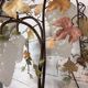 Italian metal lamppost signed Terzani 1980