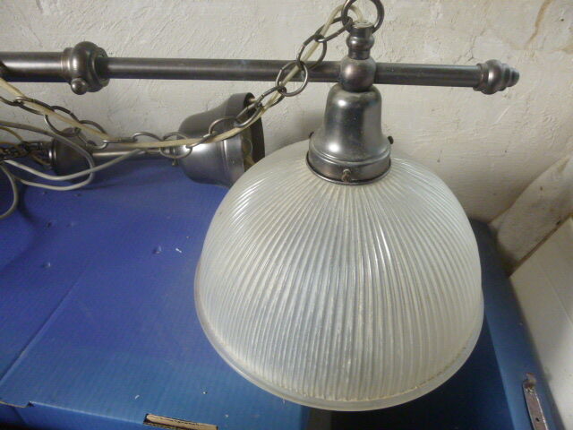 Antique billiard chandelier