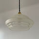 Small Art Deco glass pendant light