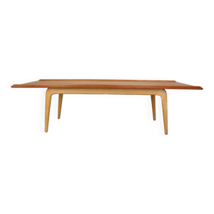 Table basse en teck et chêne Aksel