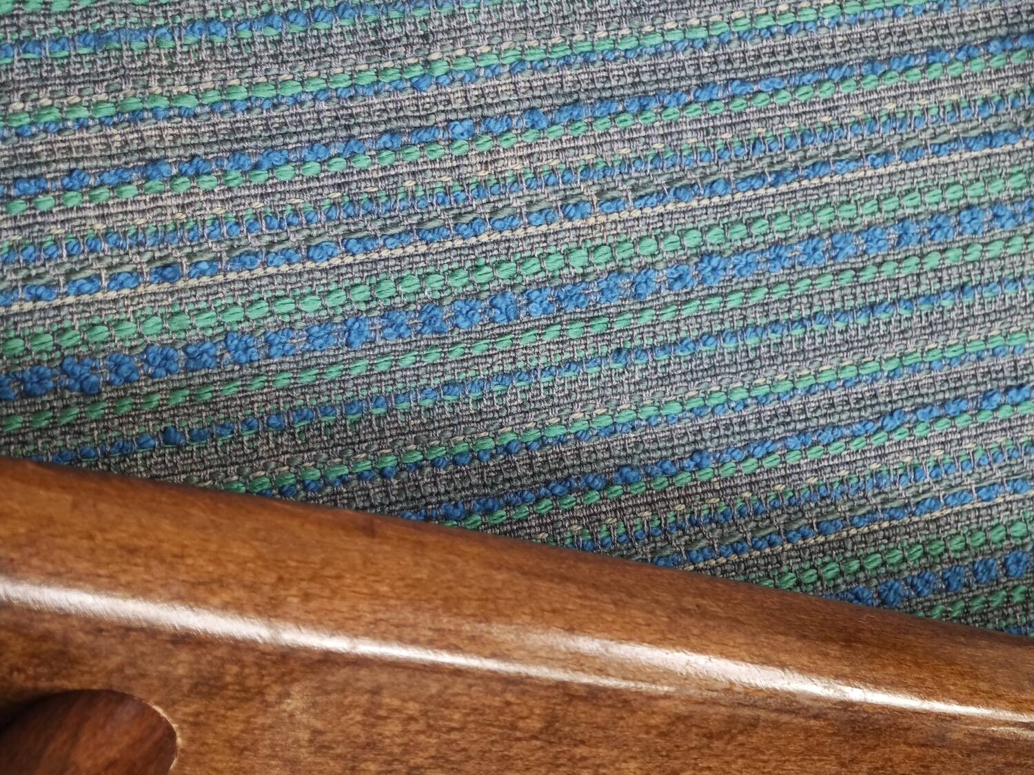 Pair of blue boomerang armchairs by Antonin Suman for Ton (Thonet) 1960