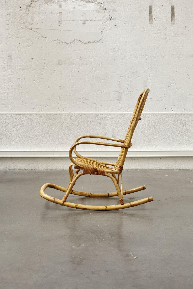 Rattan rocking chair