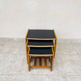 Teak nesting coffee table