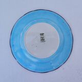 Small plate, Longwy enamels, floral decoration