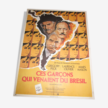 Affiche ces garçons qui venaient du Brésil