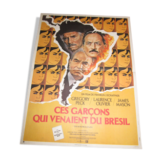 Affiche ces garçons qui venaient du Brésil