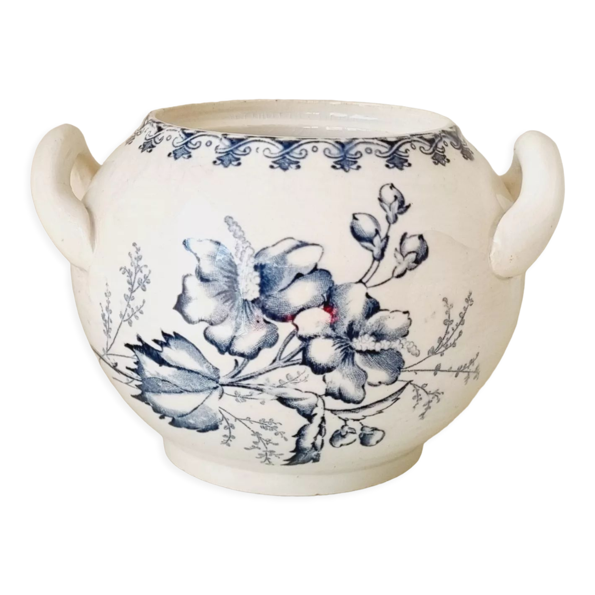 Sweetener and milk jug Sarreguemines Vega