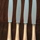 Christofle Vendôme shell 12 large knives silver-plated