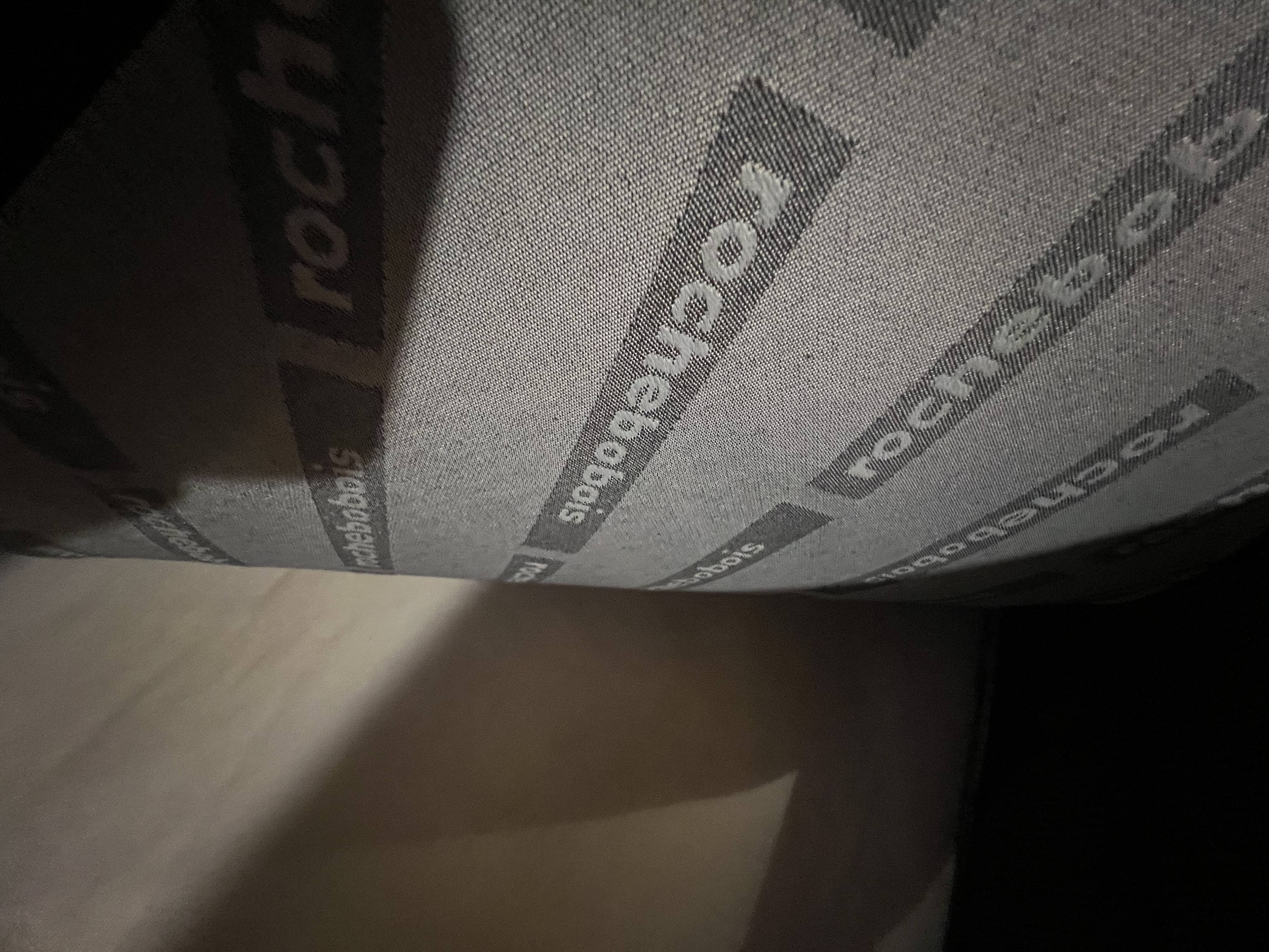 Long Island sofa by Roche Bobois in dark grey.