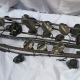 Art deco chandelier from the 1930s in metal