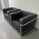 Paire de fauteuils LC2 Le Corbusier édition Cassina vintage