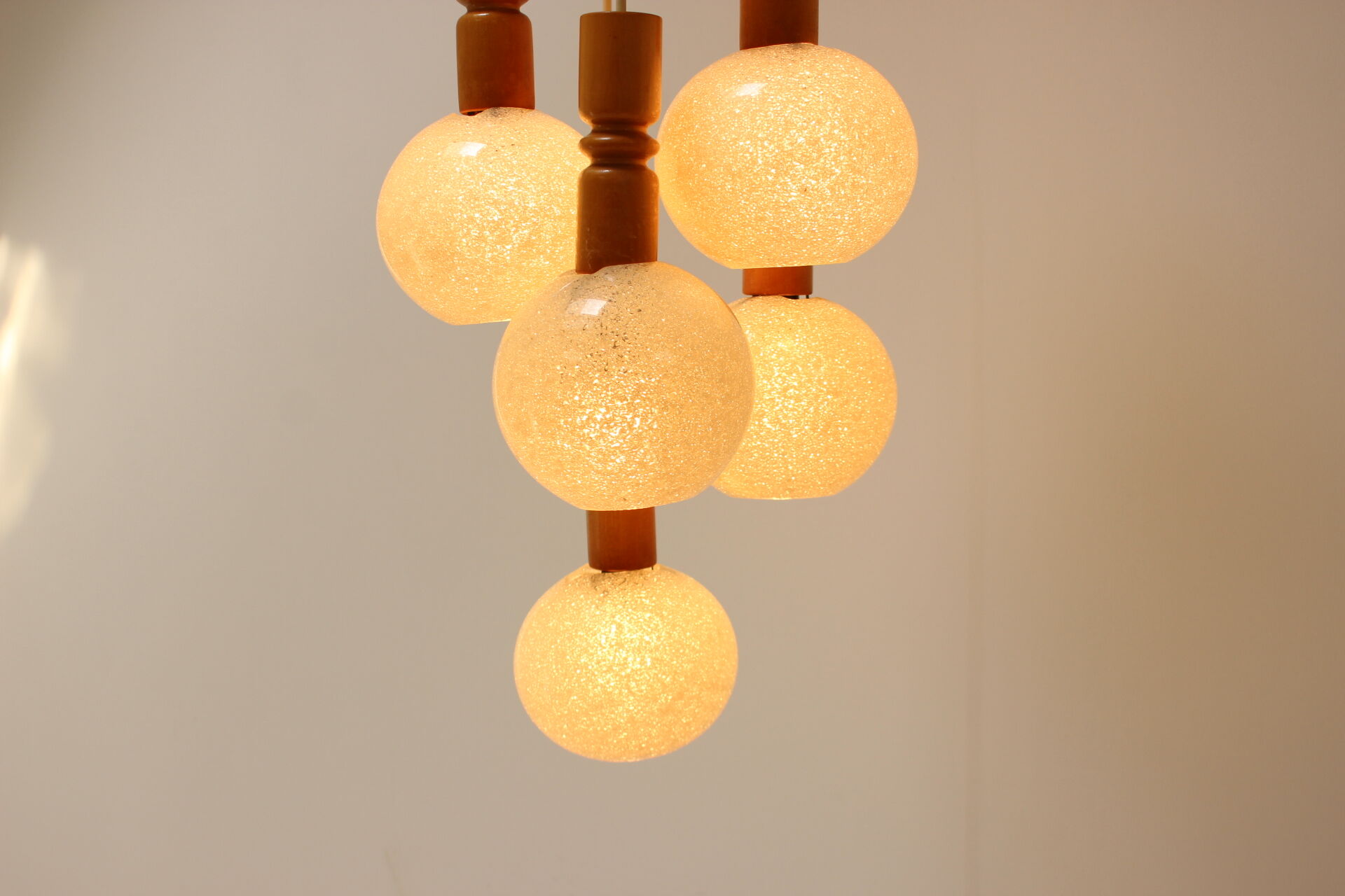 Adjustable chandelier by Pokrok Žilina, 1970