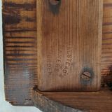 Victorian pitch pine railway bench – Halstead’s Makers, Todmorden