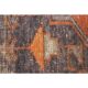 1960s Turkish Wool Hand-Knotted Runner Orange Rug 80x313