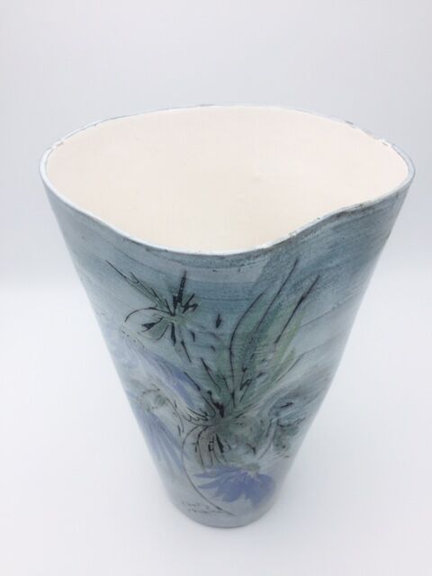 Vallauris vase ceramic signed Honoré Camos