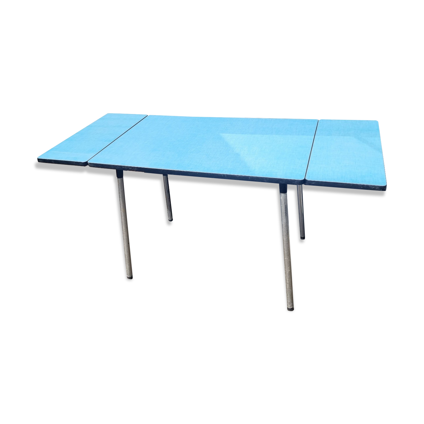 Vintage formica blue table