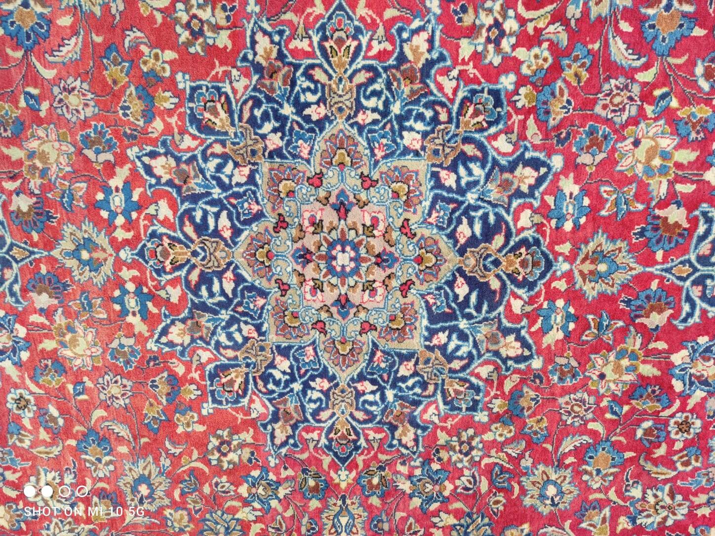 Exceptional vintage Kerman Persian carpet, hand-knotted in wool - 290 x 40.