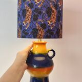 Upcycled table lamp made from an original Dümler & Breiden Pop Art vase.