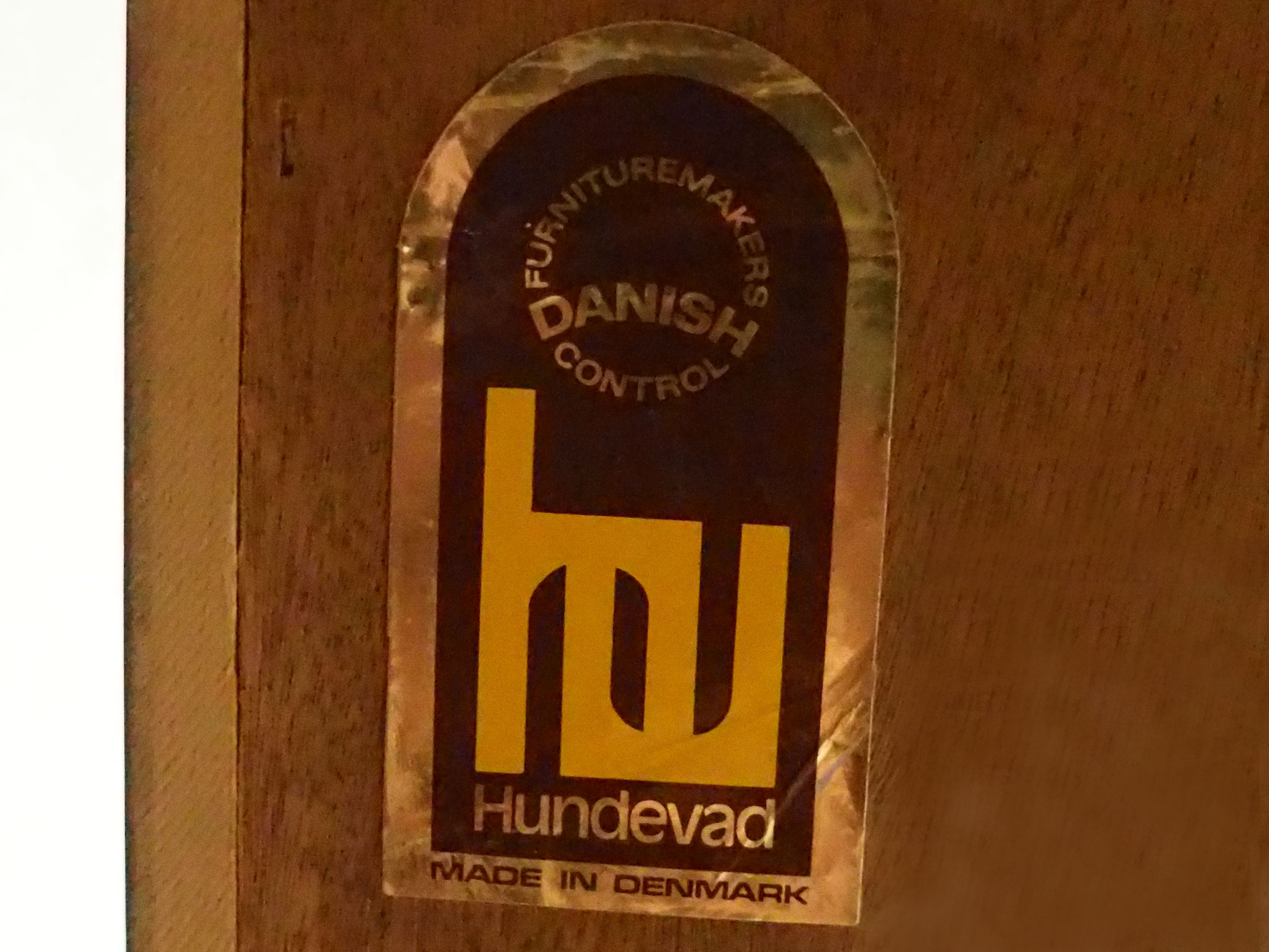 Walnut bookcase, Danish design, 1970s, production Hundevad