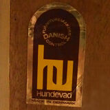 Walnut bookcase, Danish design, 1970s, production Hundevad