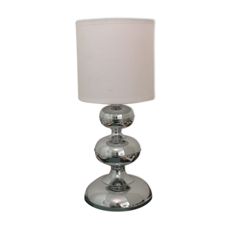 Lampe en chrome space age '70
