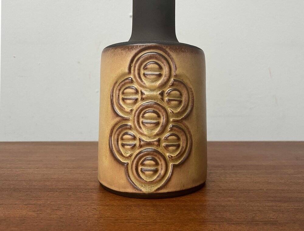 Mid-century Danish studio ceramic table lamp by Frank Keramik, 1960s.