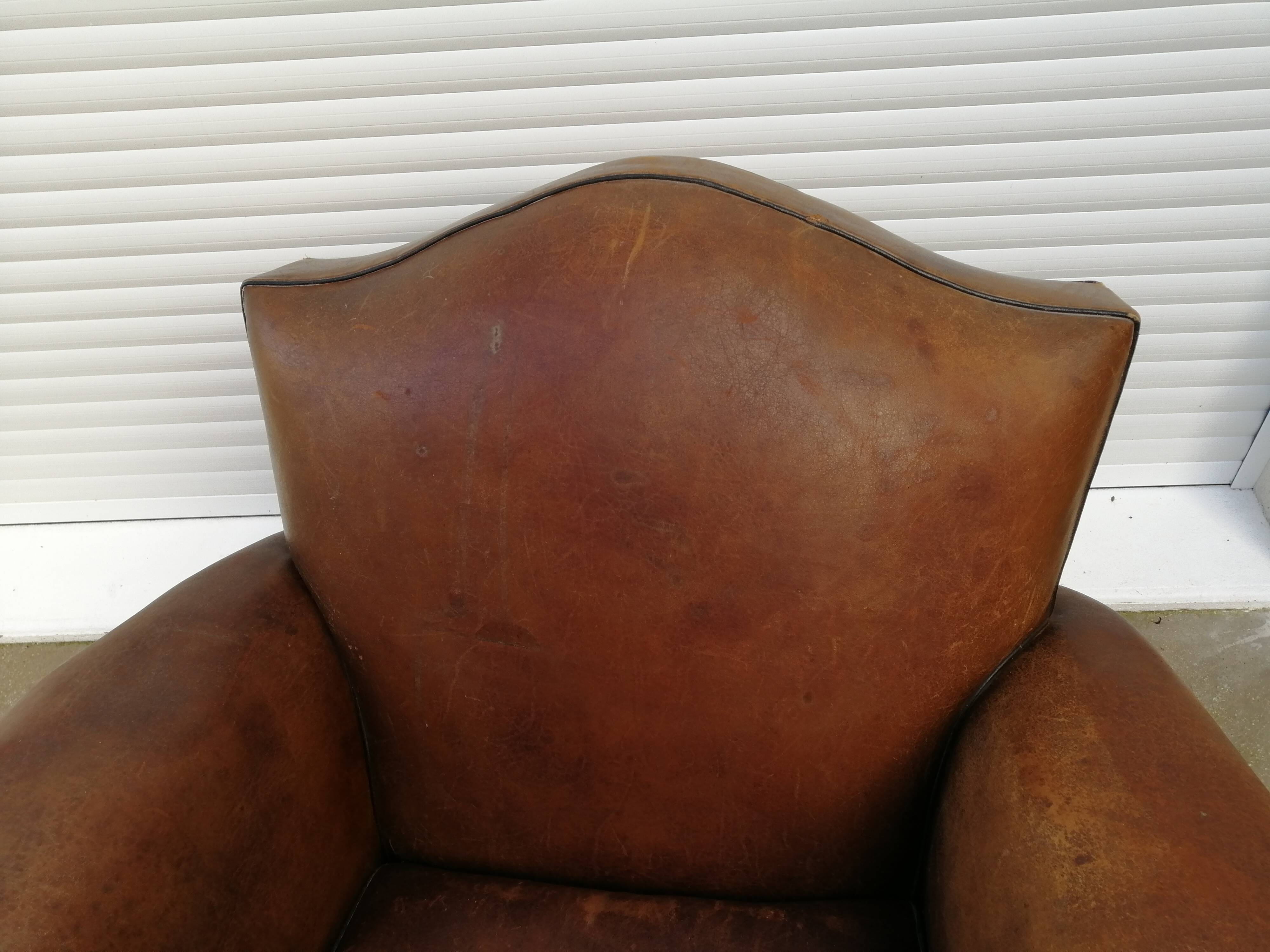 Moustache club armchair