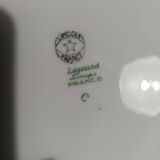 Dessert plates series of six Limoges Legrand porcelain