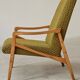 Pair of light green armchairs by Jiri Jiroutek for Interier Praha, 1960