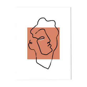 Poster Shandor - Apollo terracotta