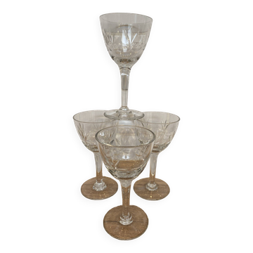Set de 4 verres à porto