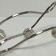 Candle holder brass chrome contemporary design