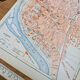 Printed in 1931, map of Vichy, Allier.
