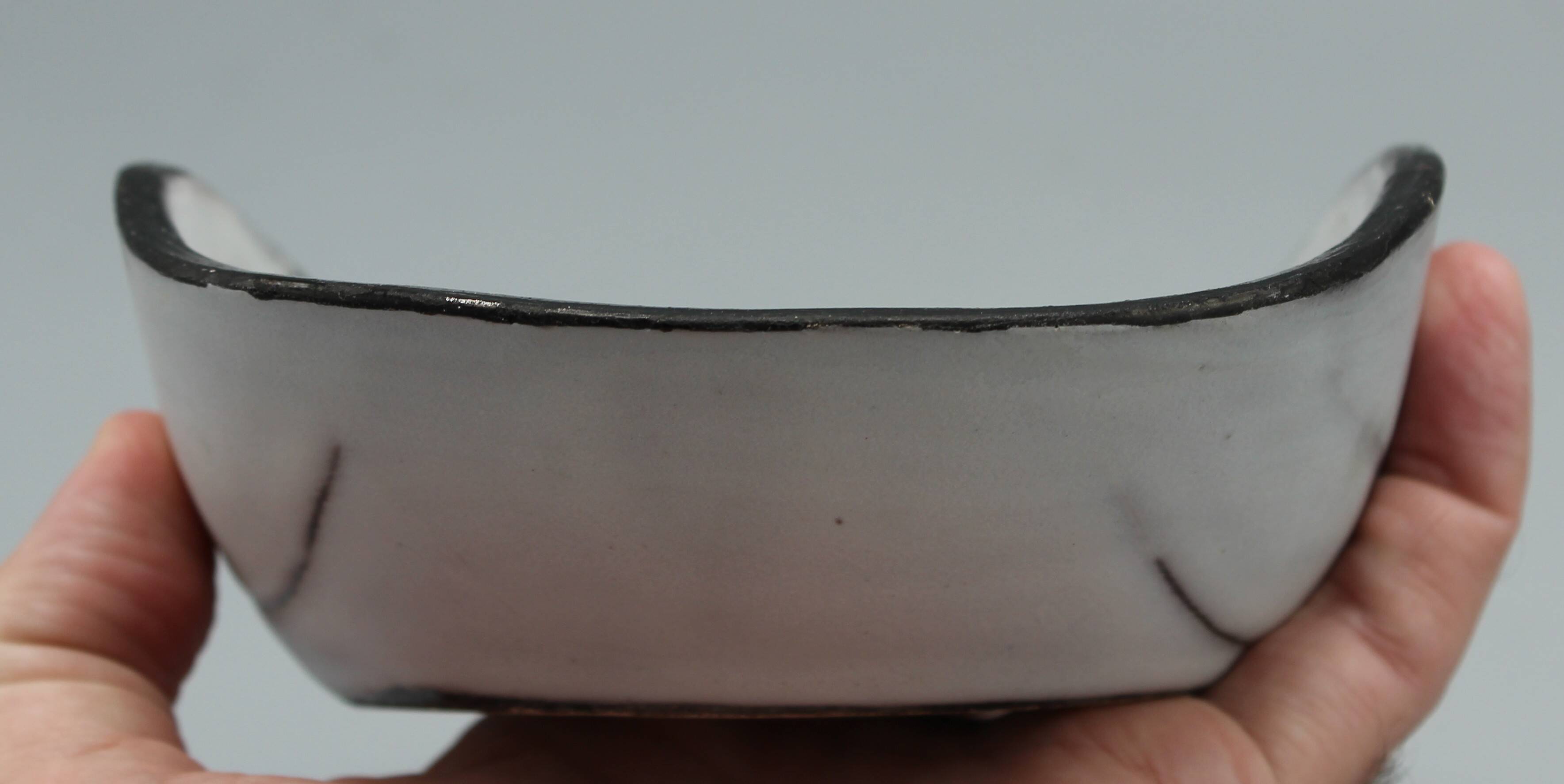 Beautiful vintage ceramic pocket emptying cup - vallauris maunier - no capron