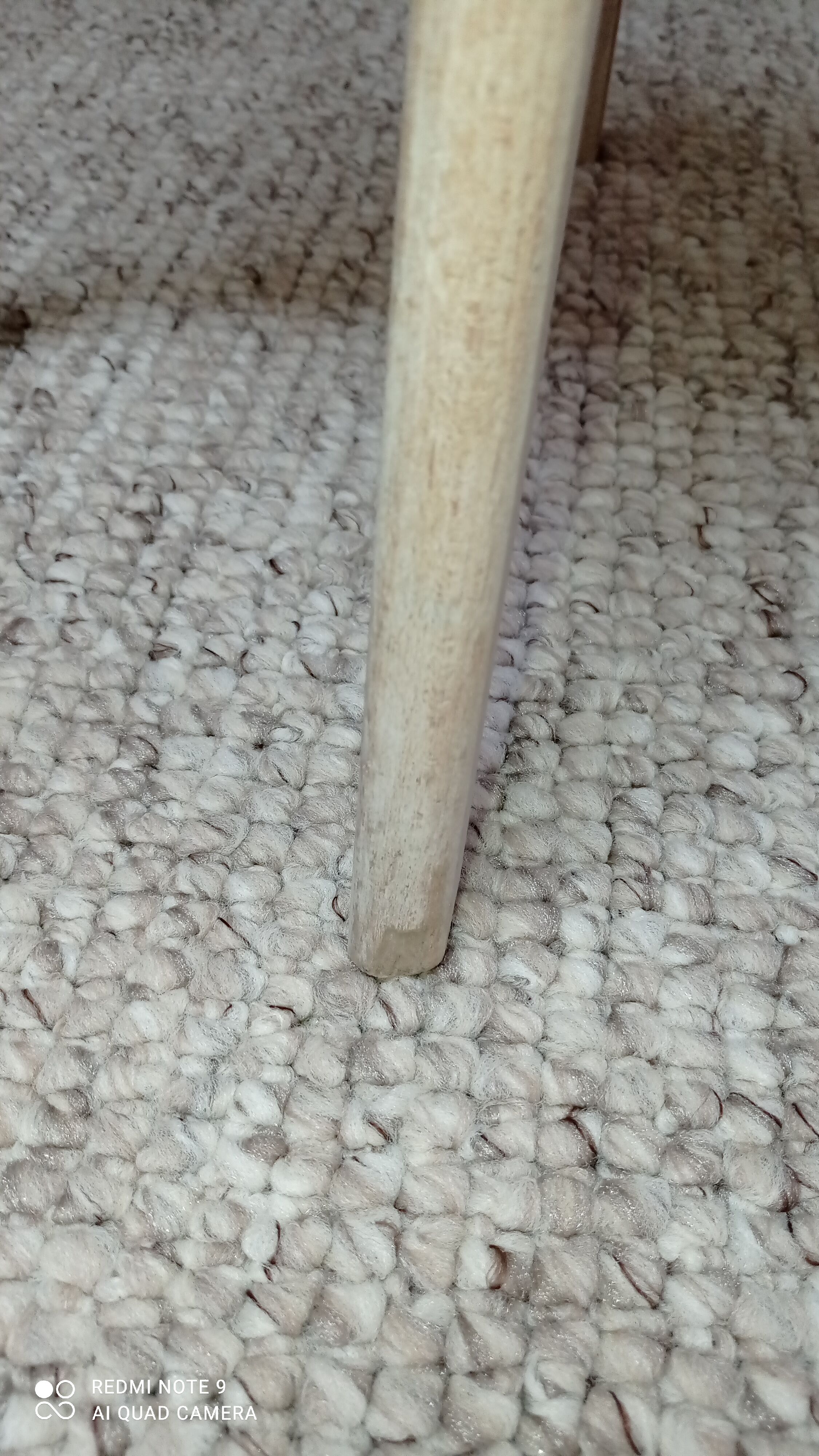 Wooden stool and formica