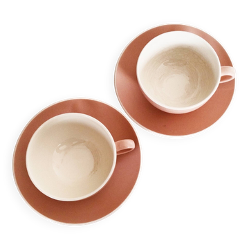 Service à petit déjeuner rose , Villeroy et Boch