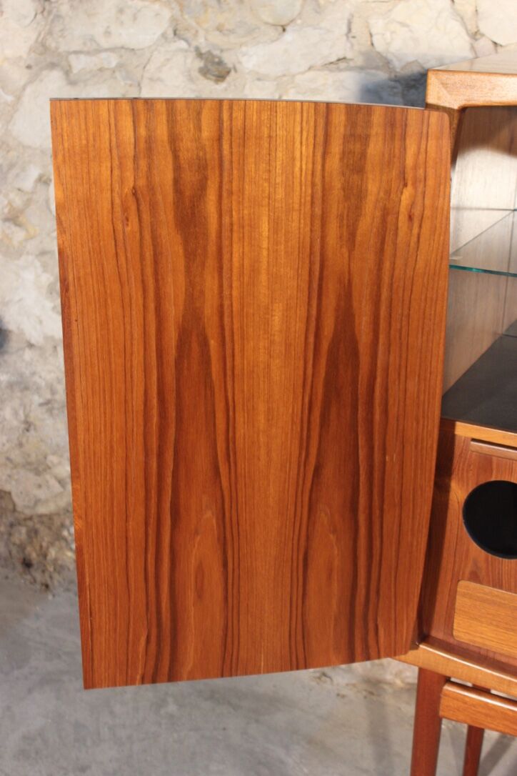 Scandinavian vintage teak bar model "Bacchus" by Torbjörn Afdal for Mellemstrands Møbelfabrik, 1960s