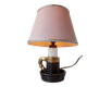Pied de lampe en céramique forme bougeoir