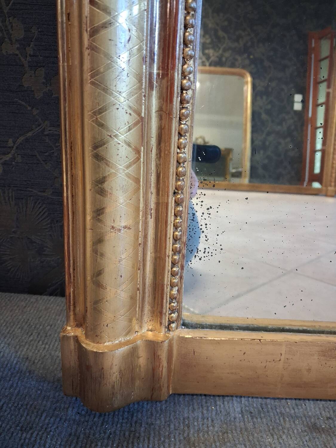 Louis Philippe period mirror 147x93
