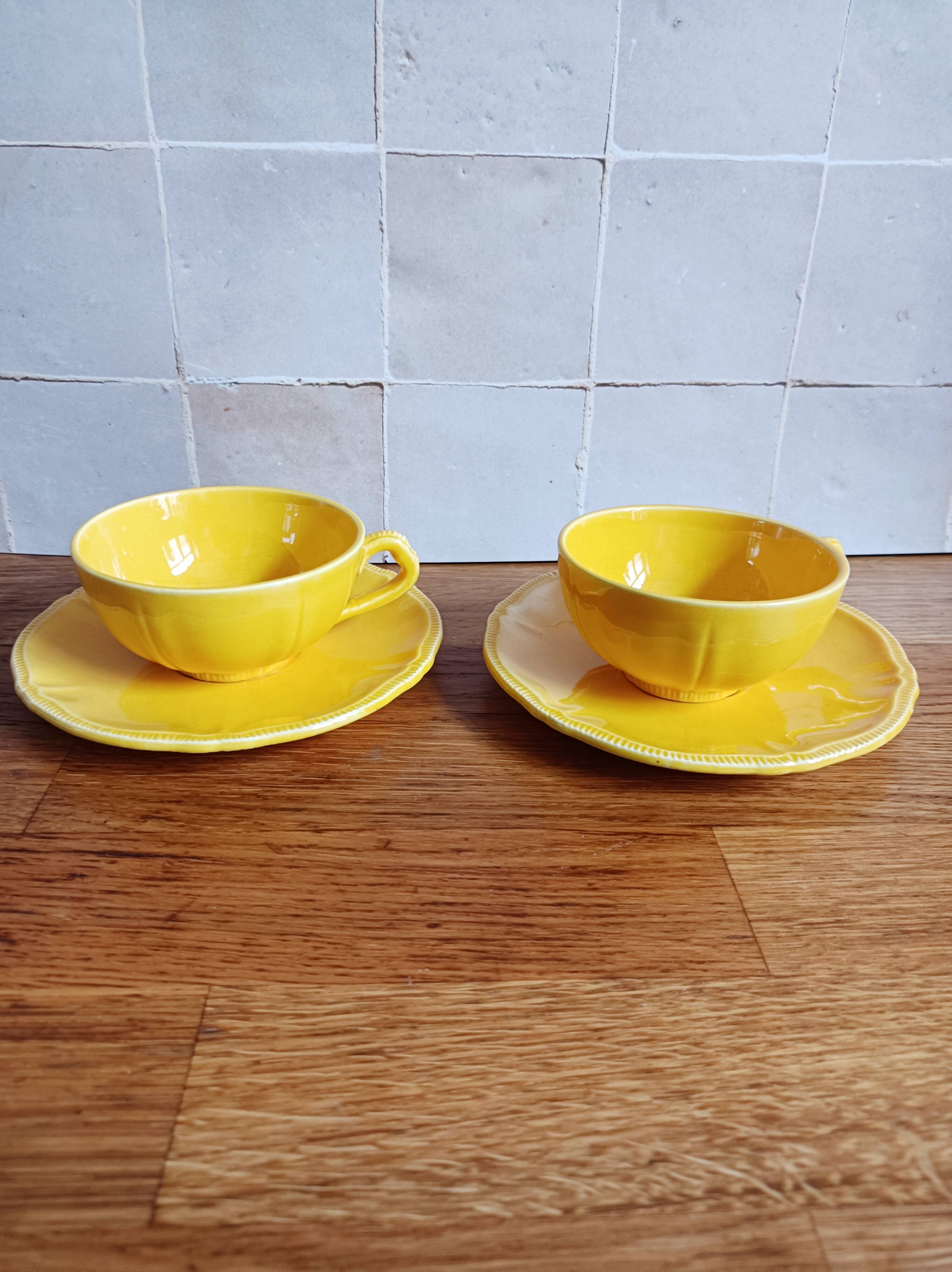 Lot de 8 tasses à café Longchamp multicolore