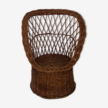 Children's wicker chair