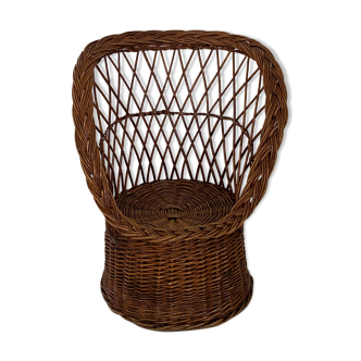 Children's wicker chair