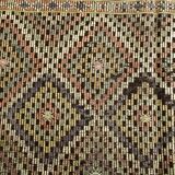 6x9 Yellow Brown Vintage Kilim Rug 199x264Cm