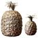 Mid-Century Modern Italian Silvered Pineapple Ice Bucket and Sugar Bowl, 1970s, Set of 2