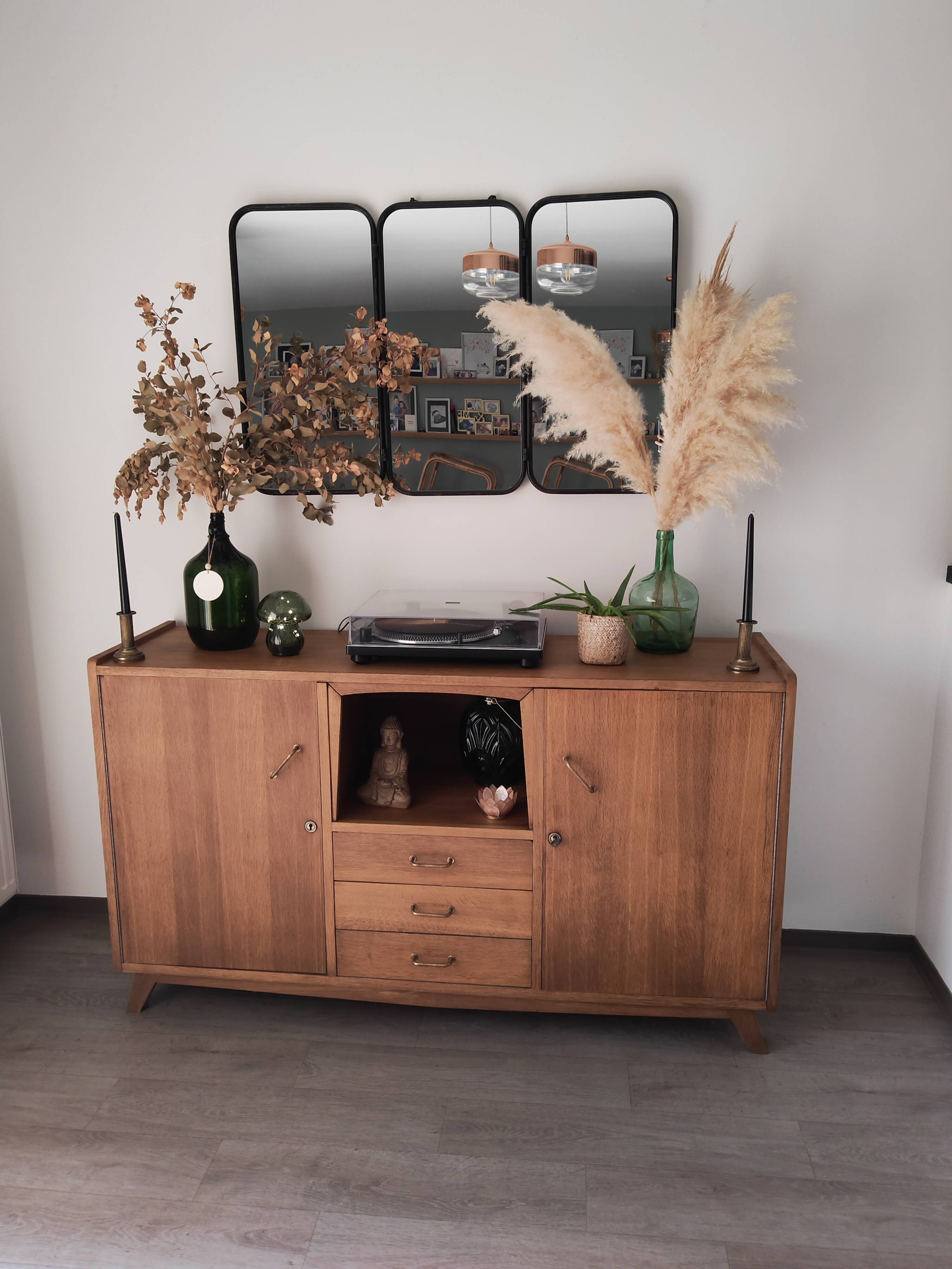 Vintage oak sideboard