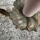 Antique Louis XV style chandelier in gilded bronze