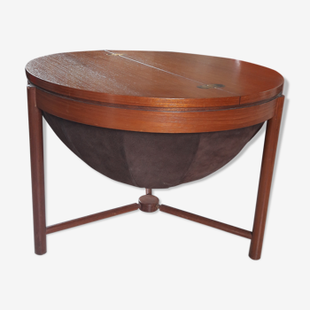 Table de couture désignée par Rastad et Reling pour Rasmus Solberg en 1962 dans un style minimaliste